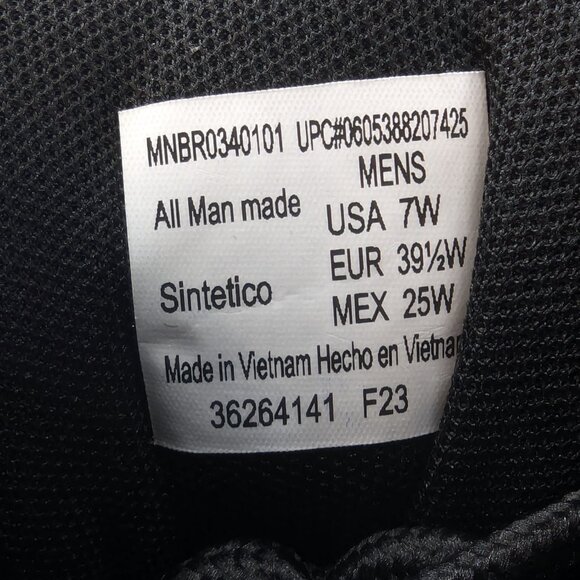 Brahma Work Boots Escott Men's USA 7W Black Oil Resistant Slip Resistant New - Picture 6 of 6